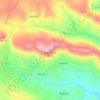 Mappa topografica Envendos, altitudine, rilievo