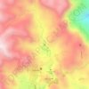 Mappa topografica Bokong Falls, altitudine, rilievo