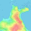 Mappa topografica Poullout, altitudine, rilievo