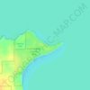 Mappa topografica Point Abbaye Natural Area Baraga County Park, altitudine, rilievo