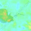 Mappa topografica Caserío, altitudine, rilievo