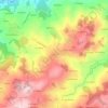 Mappa topografica L'Aubépin, altitudine, rilievo
