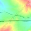 Mappa topografica Moor, altitudine, rilievo