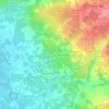 Mappa topografica Briacé, altitudine, rilievo