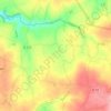 Mappa topografica La Groudière, altitudine, rilievo