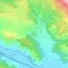 Mappa topografica Rosciolo dei Marsi, altitudine, rilievo