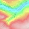Mappa topografica Crackpot, altitudine, rilievo