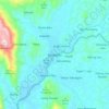 Mappa topografica Rantepao, altitudine, rilievo