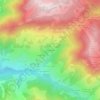 Mappa topografica Montpellaz, altitudine, rilievo