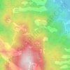 Mappa topografica Fonte Peruglia, altitudine, rilievo
