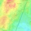 Mappa topografica Coton, altitudine, rilievo
