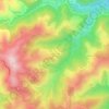 Mappa topografica Hameau de Blaizac, altitudine, rilievo
