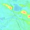 Mappa topografica Lauis, altitudine, rilievo