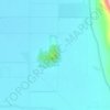 Mappa topografica Bacon Hill, altitudine, rilievo