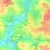 Mappa topografica Le Champ des Oiseaux, altitudine, rilievo