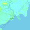Mappa topografica Tabok, altitudine, rilievo