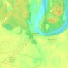 Mappa topografica Bocas de Agua Bonita, altitudine, rilievo