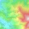 Mappa topografica Croquié, altitudine, rilievo