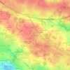 Mappa topografica La Croix Gicquiau, altitudine, rilievo