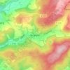Mappa topografica Bergheim, altitudine, rilievo