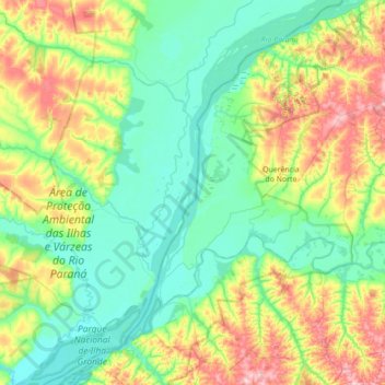 Mappa topografica Ilha Santa Maria, altitudine, rilievo