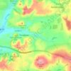 Mappa topografica Uploders, altitudine, rilievo