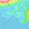 Mappa topografica 小欖村, altitudine, rilievo
