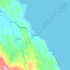 Mappa topografica Palanas, altitudine, rilievo