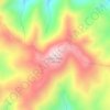 Mappa topografica Cerro Pichi, altitudine, rilievo