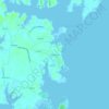 Mappa topografica New Point, altitudine, rilievo