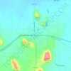 Mappa topografica Gordon, altitudine, rilievo