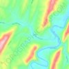 Mappa topografica Cypher, altitudine, rilievo