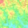 Mappa topografica Crestview Heights, altitudine, rilievo