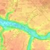 Mappa topografica Le Bourg, altitudine, rilievo