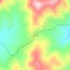 Mappa topografica Fredonyer Pass, altitudine, rilievo