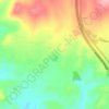 Mappa topografica Coracho, altitudine, rilievo