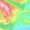 Mappa topografica Borgonovo, altitudine, rilievo