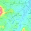Mappa topografica Willow Wew, altitudine, rilievo