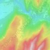 Mappa topografica La Ruchère, altitudine, rilievo
