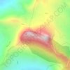 Mappa topografica Cerro Quinini, altitudine, rilievo