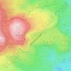 Mappa topografica Minas de San José, altitudine, rilievo