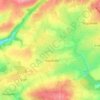 Mappa topografica Hameau Jourdan, altitudine, rilievo