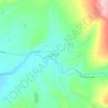Mappa topografica Merrijig, altitudine, rilievo