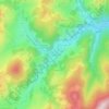 Mappa topografica Missevaux, altitudine, rilievo