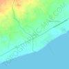 Mappa topografica Castañas, altitudine, rilievo