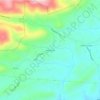 Mappa topografica West Piney, altitudine, rilievo