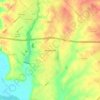 Mappa topografica Heartland, altitudine, rilievo