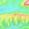 Mappa topografica Totem, altitudine, rilievo