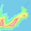 Mappa topografica Maatea, altitudine, rilievo