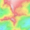 Mappa topografica Cima di Fellaria, altitudine, rilievo